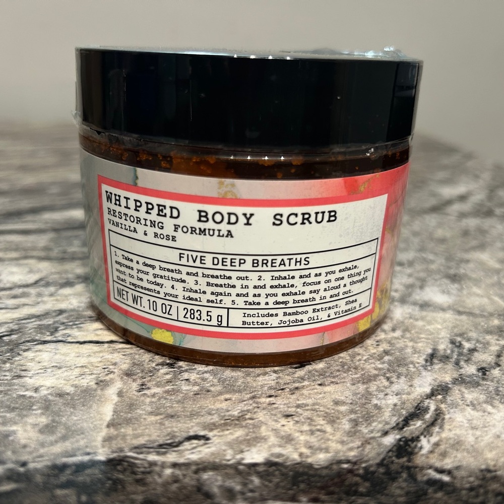 Black and White Exfoliant Scrub for Bath & Body